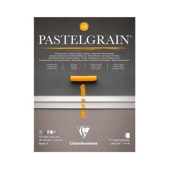 Блок бумаги для пастели "PastelGrain" 4 оттенка, 18х24см, 360 г, 12 листов, №1