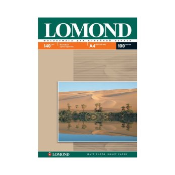 Фотобумага матовая для струйной фотопечати "Lomond", А3, 100 листов, 170 г/м2