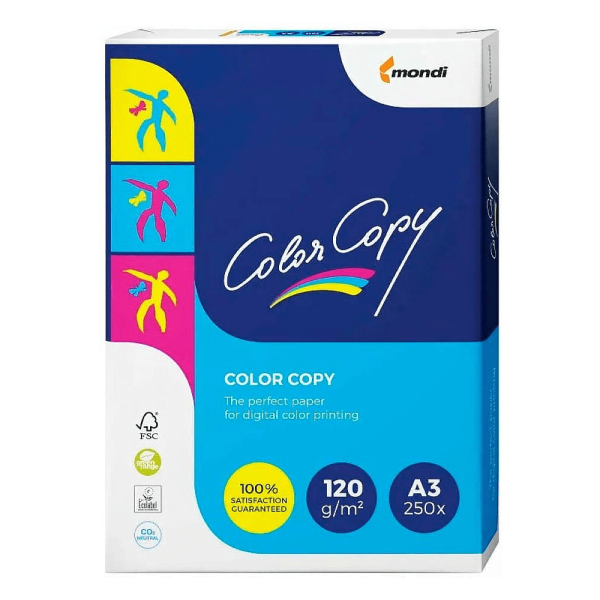 Бумага "Color Copy" A3, 250 листов, 120г/м