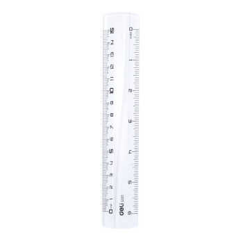 Линейка "Deli EG00112", 15 см, прозрачный