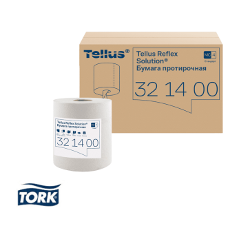 Протирочная бумага Tellus Reflex, Стандарт c центральной вытяжкой, 1 слой, 270 м, MC4