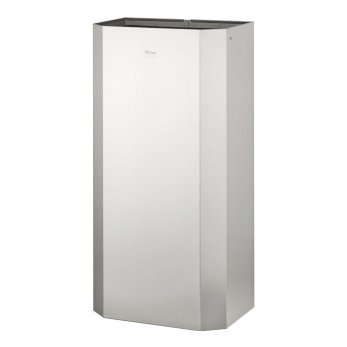 Корзина для мусора Veiro Professional "MaxBIN Steel", 40 л, серебристый
