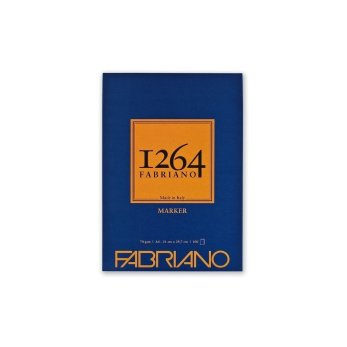 Блок-склейка бумаги для маркеров "Fabriano. 1264", 29,7х42 см, 70 г/м2, 100 листов