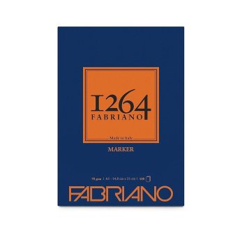Блок-склейка бумаги для маркеров "Fabriano. 1264", 21х29,7 см, 70 г/м2, 100 листов