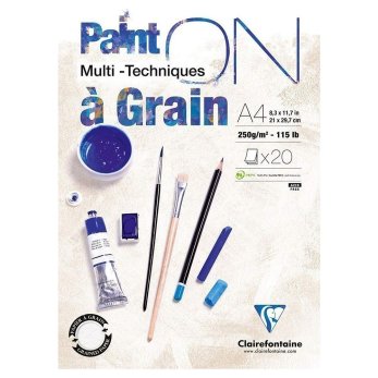 Блок-склейка "Paint'On" Grain, А4, 250 г/м2, 20 листов