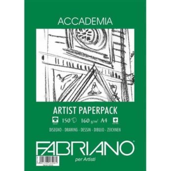 Блок бумаги для рисования "Fabriano. Art pack", А4, 160 г/м2, 150 листов