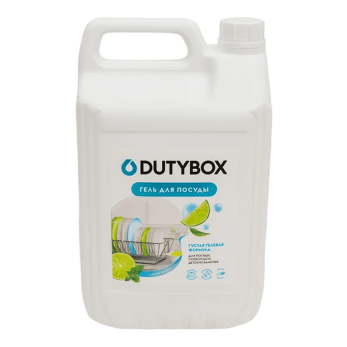 Средство для мытья посуды "Dutybox Лайм и мята", экологичное, 5 л