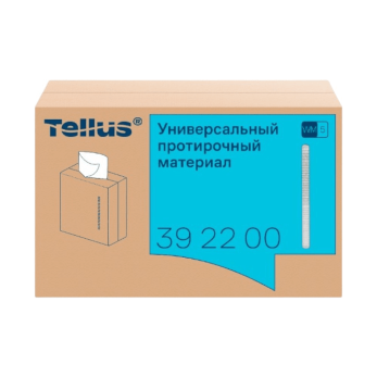 Протирочный материал нетканый Tellus, универсальный, 1 слой, 120 листов, WM5