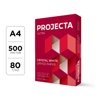 Бумага "Projecta Ultra", А4, 500 листов, 80 г/м2