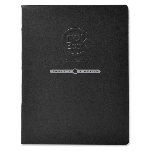 Скетчбук "Crok'Book black", 17х22 см, 120 г/м2, 20 листов, черный