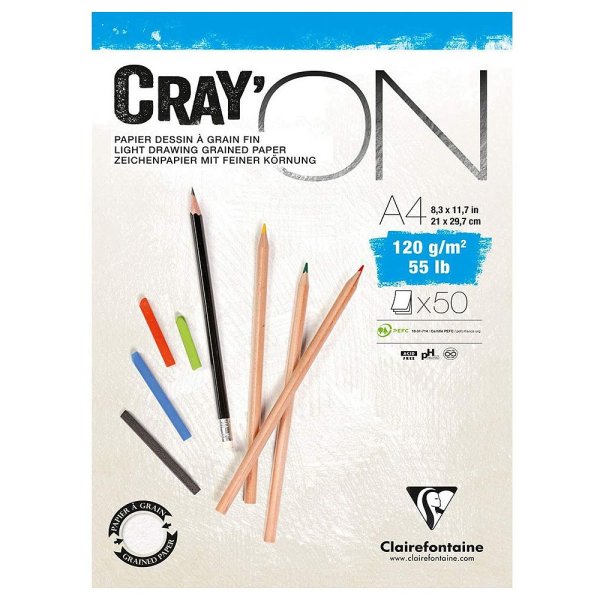 Блок-склейка "Cray'On", А4, 120 г/м2, 50 листов