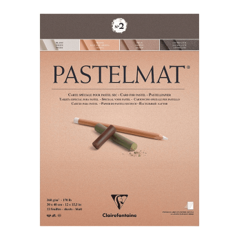 Блок бумаги для пастели "Pastelmat" №2, 30x40 см, 360 г/м2, 12 листов, 4 оттенка