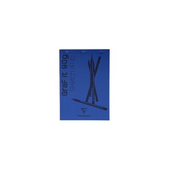Скетчбук "Graf It", A6, 90 г/м2, 80 листов, темно-синий