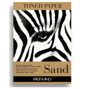 Блок бумаги для рисования "Fabriano. Sand", 29,7х42 см, 120 г/м2, 50 листов