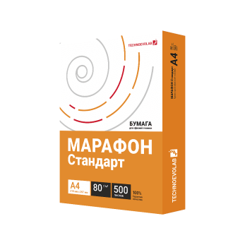 Бумага "Марафон Стандарт", А4, 80 г/м, 500 л