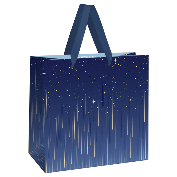 Пакет подарочный "Star rain", 20х20х10 см, ламинированный