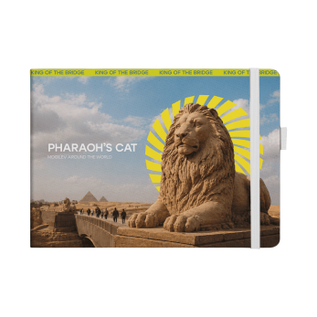 Скетчбук "Pharaoh's cat", 21х14.8 см, 140 г/м2, 80 листов, белый пейзаж
