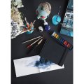 Скетчбук "Rhodia Touch", 300 г/м2, 10.5x14.8 см, 20 листов, черный