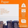 Фотобумага матовая для струйной фотопечати "Lomond", А4, 100 листов, 90 г/м2